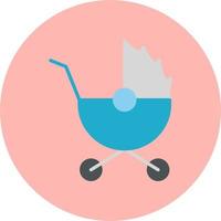 Baby Stroller Vector Icon