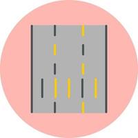 carril vector icono