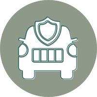 Car Insurance Vector Icon