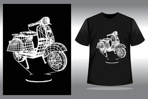 vector illustration of an abstract t-shirt design, suitable for your business t-shirt design