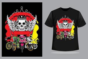 vector illustration of a cool t-shirt design, suitable for your business t-shirt design