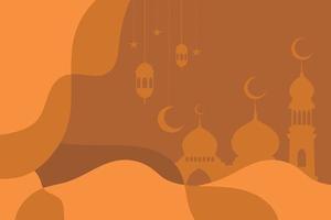 vector ilustración de un Ramadán fondo, adecuado a ser usado como un antecedentes para tu negocio diseño