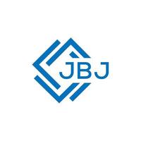 JBJ letter logo design on white background. JBJ creative circle letter logo concept. JBJ letter design. vector