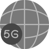 Global 5g Internet Vector Icon