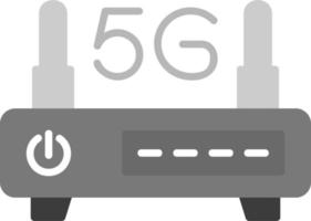 5g enrutador vector icono