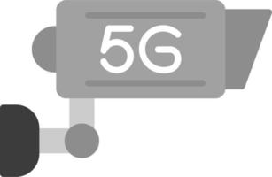 5g cctv cámara vector icono