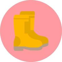 icono de vector de botas