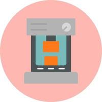 Hydraulic Press Vector Icon