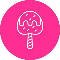 Toffee Apple Vector Icon