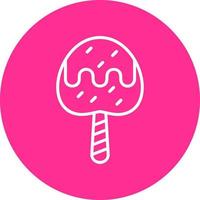 Toffee Apple Vector Icon