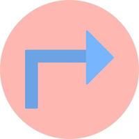 Turn Vector Icon