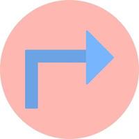 Turn Vector Icon