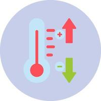 icono de vector de control de temperatura