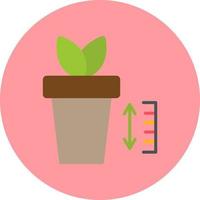 Plant Growth Chart Vector Icon