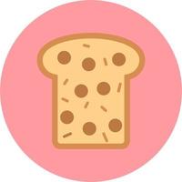 Whole Wheat Bread Vector Icon