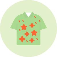 Hawaiian Shirt Vector Icon