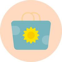 Beach Bag Vector Icon