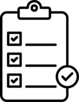 Checklist Vector Icon