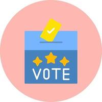 icono de vector de caja de votación