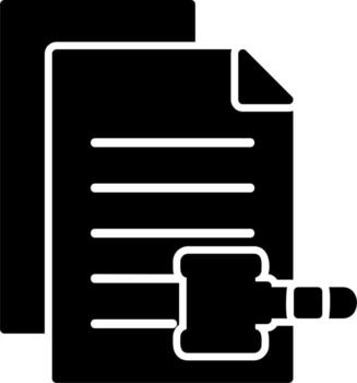 icono de vector de documento