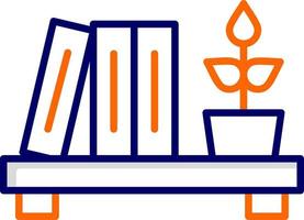 Bookshelf Vector Icon