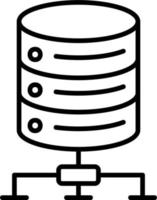 Database Storage Vector Icon