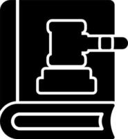 Law Book Vector Icon