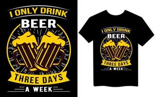 Beer T-shirt Design vector