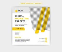 Digital Marketing Social Media Post Design vector