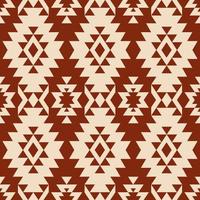 Aztec Navajo vintage pattern. Aztec Navajo geometric shape seamless pattern background. Ethnic southwest pattern use for fabric, textile, home interior decoration elements, upholstery, wrapping vector