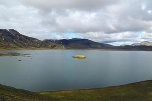 Peraceful Lake In Iceland Landscape photo