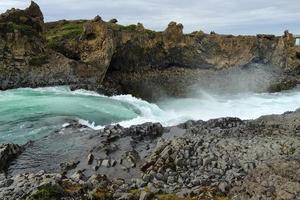 Islandia aldeyjarfoss cascada foto