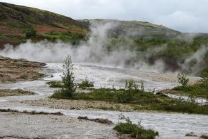 Iceland Geysir Scenery photo