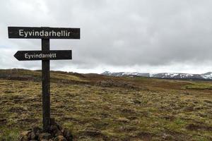 Iceland Path Map National Park photo