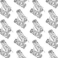 Shawarma Kebab pattern fast food. Seamless pattern. vector