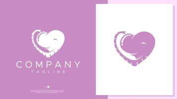 Stylish elephant logo design template. Simple elephant logo illustration vector. vector