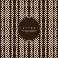 Vintage ornate circle abstract seamless pattern design. Brown half dots pattern vector. vector