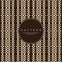 Vintage ornate circle abstract seamless pattern design. Brown half dots pattern vector. vector