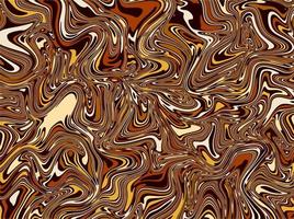 Clásico marrón resumen fluido mármol diseño modelo. retro ola línea Arte. vector