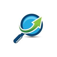 SEO performance marketing icon vector in modern flat style for web,