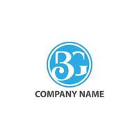 B, G, BG Letter Logo Business professional logo template vector