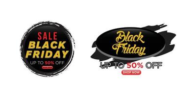 Black Friday sale banner. Black Friday sale banner vector design template for website