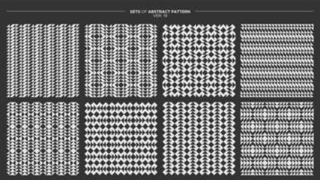 elegante zigzag línea resumen sin costura modelo. rayas líneas modelo vector. vector