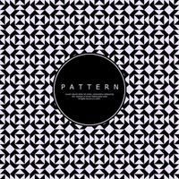Black geometric shape seamless pattern. Triangle abstract pattern design vector. vector