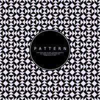 Black geometric shape seamless pattern. Triangle abstract pattern design vector. vector