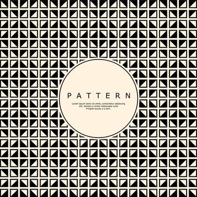 Minimalist tile square line abstract pattern design. Luxury triangle box pattern.