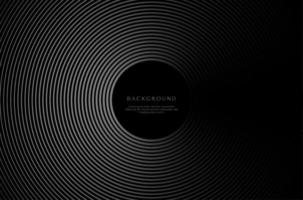 Gradient blend line circle abstract background. Monochrome lines round design vector. vector