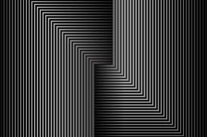 Monochrome abstract blend linear lines background. Digital motion line graphic vector