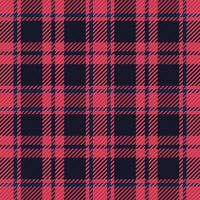 Tartan Plaid With Night Color Pattern. vector