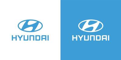 Hyundai logo vector, Hyundai icon free vector